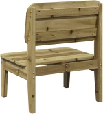 Καρέκλα κήπου vidaXL 60x52,5x72 cm Εμποτισμένο ξύλο πεύκο
