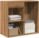 vidaXL Ντουλάπι καλλυντικών Artisan Oak 80x40x75cm Κατασκευασμένο ξύλο