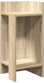 vidaXL Τραπεζάκια 2 τεμ. με ράφι Sonoma Δρυς 25,5x27x60 εκ.