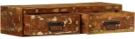 vidaXL Επίτοιχο ντουλάπι τηλεόρασης 80x30x19cm Ξύλο μασίφ αναγεννημένο