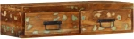vidaXL Επίτοιχο ντουλάπι τηλεόρασης 80x30x19cm Ξύλο μασίφ αναγεννημένο