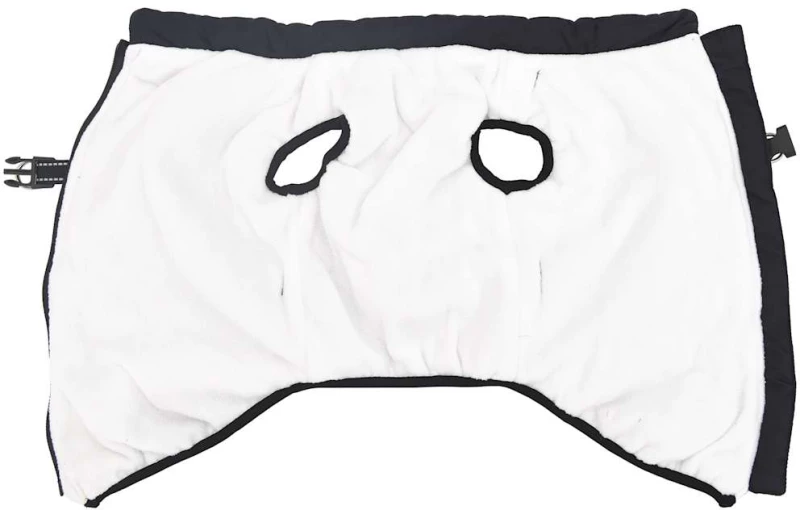 vidaXL παλτό σκύλου ιμάντα αδιάβροχο αντανακλαστικό ναυτικό μπλε L52