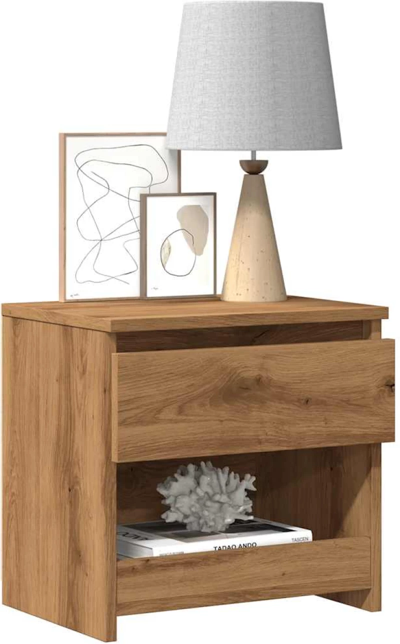 vidaXL Κομοδίνο ντουλάπι Artisan Oak 40x30x39 cm Κατασκευασμένο ξύλο