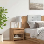 vidaXL Κομοδίνο ντουλάπι Artisan Oak 40x30x39 cm Κατασκευασμένο ξύλο