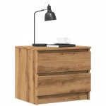vidaXL Κομοδίνα 2 τεμ Artisan Oak 50x40x43.5 cm Κατασκευασμένο ξύλο