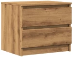 vidaXL Κομοδίνα 2 τεμ Artisan Oak 50x40x43.5 cm Κατασκευασμένο ξύλο