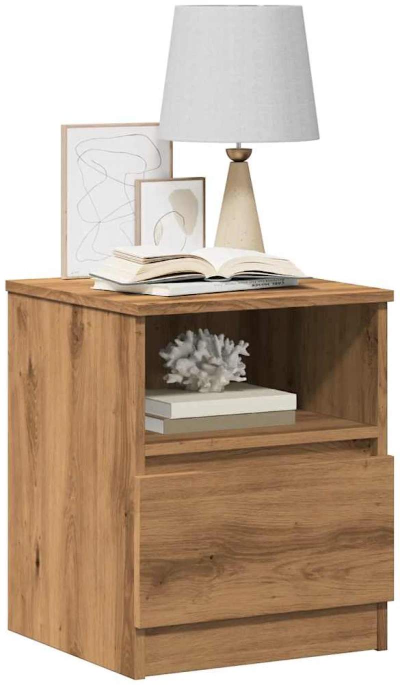vidaXL Κομοδίνο ντουλάπι Artisan Oak 40x40x50 cm Κατασκευασμένο ξύλο