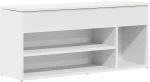 Πάγκος παπουτσιών vidaXL Λευκό 102x30,5x45 cm Κατασκευασμένο ξύλο