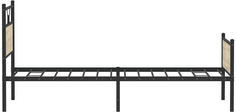 vidaXL Πλαίσιο Κρεβατιού Χωρ. Στρώμα Sonoma Δρυς 100x190 εκ Επ. Ξύλο