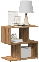 vidaXL Κομοδίνο Artisan Oak 50x30x51,5 cm Κατασκευασμένο ξύλο