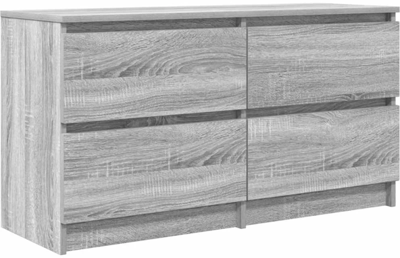 vidaXL Έπιπλο Τηλεόρασης Γκρι Sonoma 100x35x54 εκ. από Επεξεργ. Ξύλο