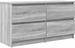 vidaXL Έπιπλο Τηλεόρασης Γκρι Sonoma 100x35x54 εκ. από Επεξεργ. Ξύλο