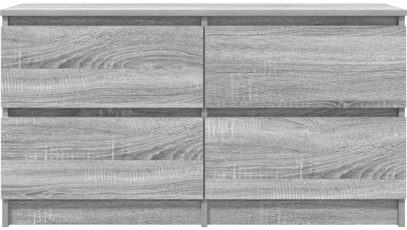 vidaXL Έπιπλο Τηλεόρασης Γκρι Sonoma 100x35x54 εκ. από Επεξεργ. Ξύλο
