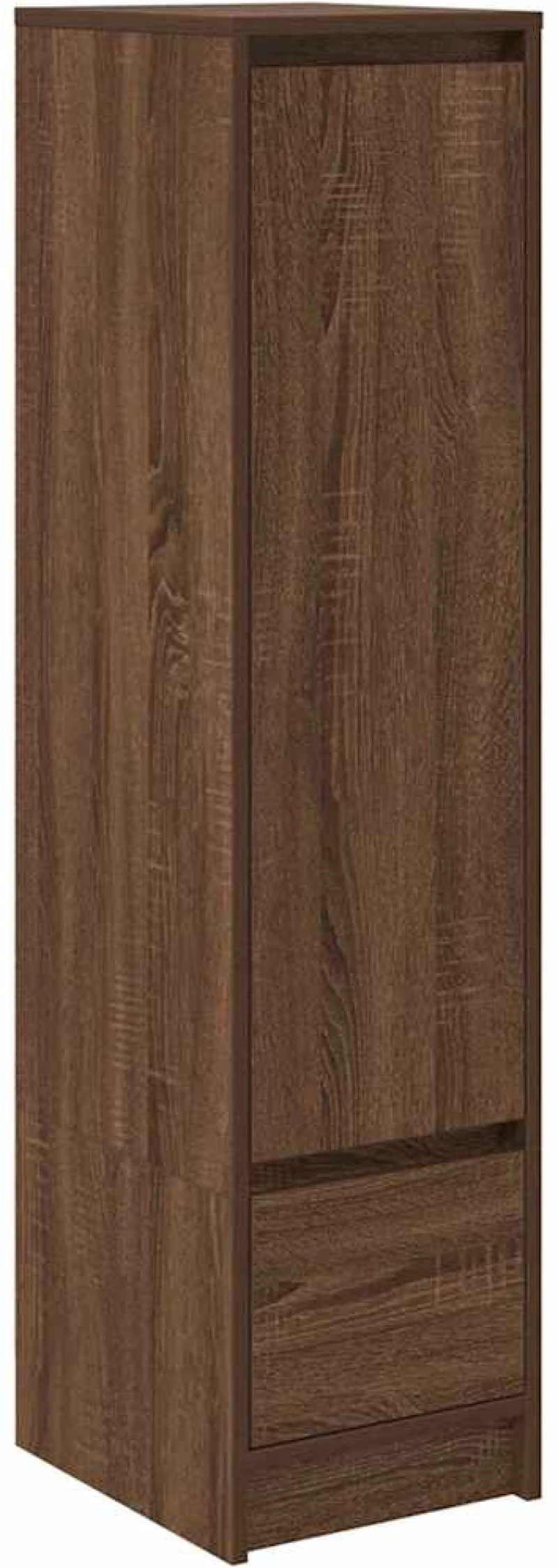 vidaXL Ντουλάπι Καφέ Δρυς 29,5x34x119,5 εκ. Επεξεργασμένο Ξύλο
