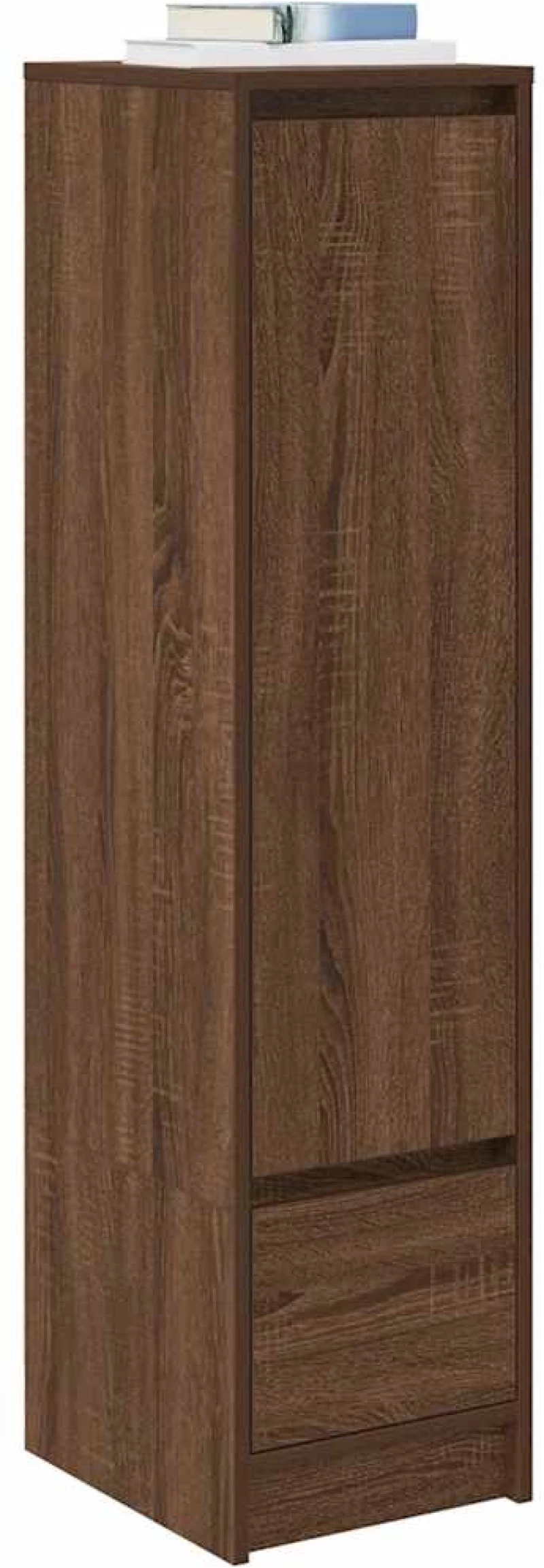 vidaXL Ντουλάπι Καφέ Δρυς 29,5x34x119,5 εκ. Επεξεργασμένο Ξύλο