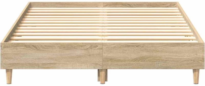 vidaXL Πλαίσιο Κρεβατιού χωρίς Στρώμα Sonoma Δρυς 120x200εκ. Επ. Ξύλο