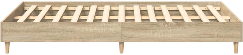 vidaXL Πλαίσιο Κρεβατιού χωρίς Στρώμα Sonoma Δρυς 120x200εκ. Επ. Ξύλο