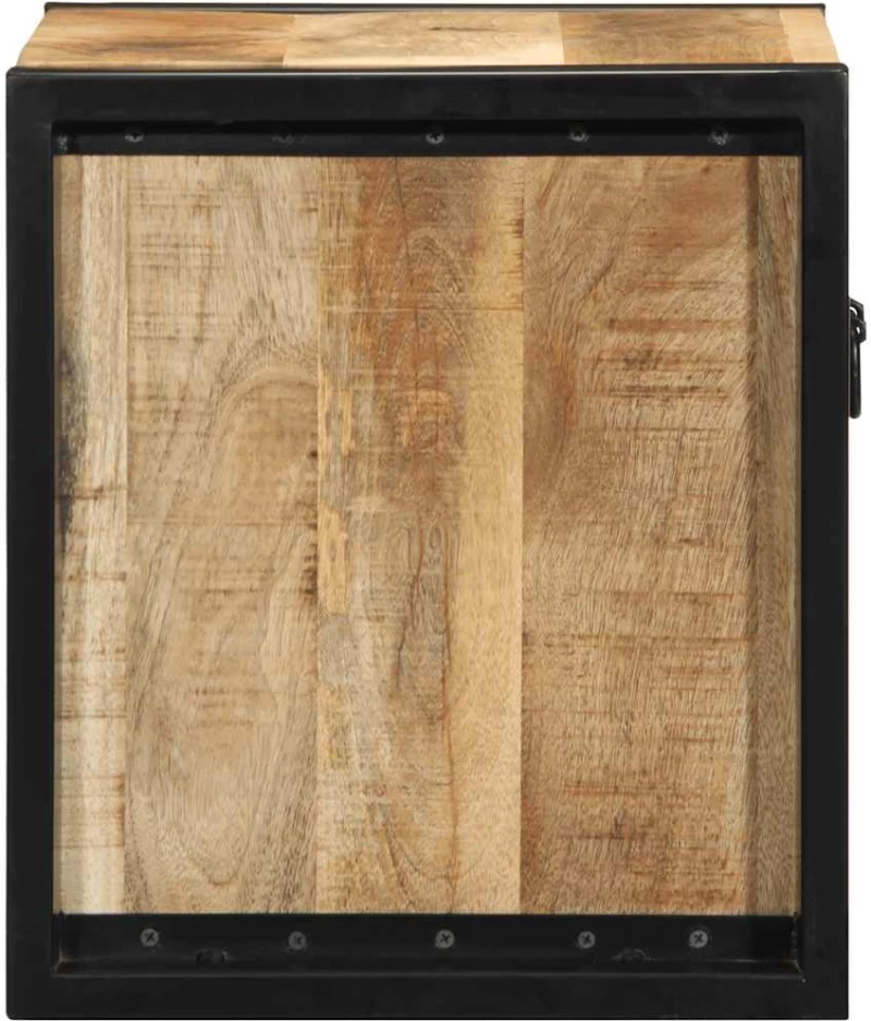 vidaXL Κομοδίνο 40x35x40 cm Στερεό ακατέργαστο ξύλο Mango