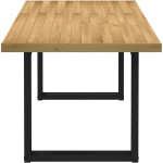 vidaXL Τραπεζαρία "NOAIN" Πόδια σε σχήμα U 180x90x75 cm