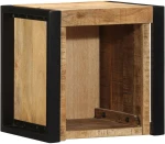 vidaXL Κομοδίνα 2 τεμάχια 40x35x40 cm Στερεό ακατέργαστο ξύλο Mango