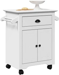 vidaXL Καροτσάκι κουζίνας "BODO" Λευκό 72x45x80 cm