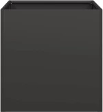 vidaXL Γλάστρα Μαύρη 40x40x40 cm από χάλυβα ψυχρής έλασης