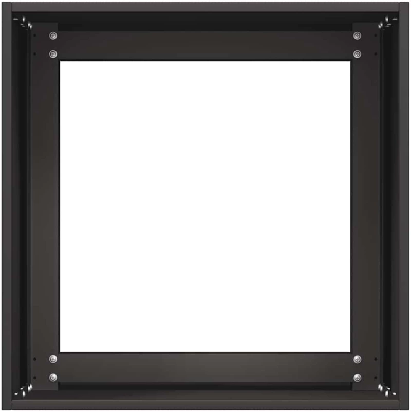vidaXL Γλάστρα Μαύρη 40x40x40 cm από χάλυβα ψυχρής έλασης