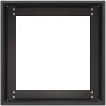 vidaXL Γλάστρα Μαύρη 40x40x40 cm από χάλυβα ψυχρής έλασης