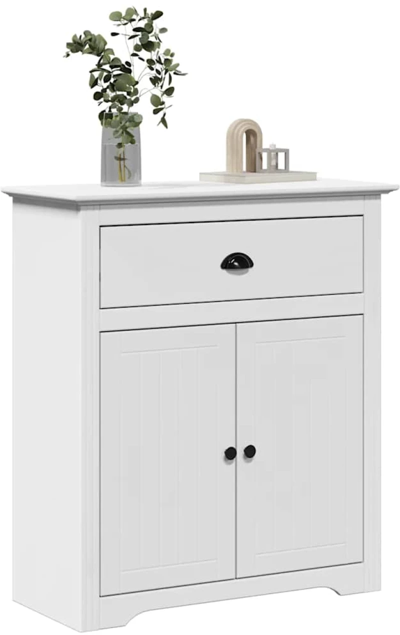 vidaXL Ντουλάπι διαδρόμου "BODO" Λευκό 80x35x90 cm