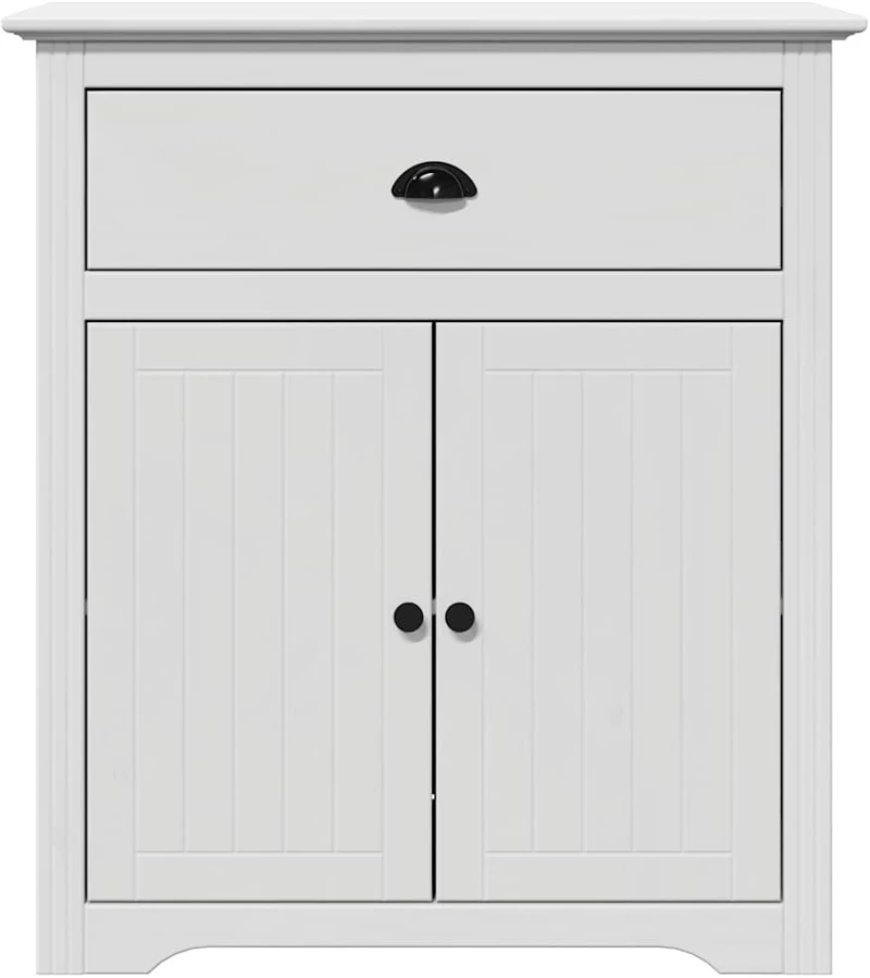 vidaXL Ντουλάπι διαδρόμου "BODO" Λευκό 80x35x90 cm