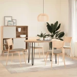 vidaXL Πόδια φουρκέτας για τραπέζια κονσόλας για 4 τεμ. Μαύρο 72 εκ.