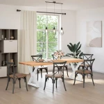 vidaXL Πόδια τραπεζαρίας 2 τεμάχια Λευκό 80x(72-73,3) cm Ατσάλι