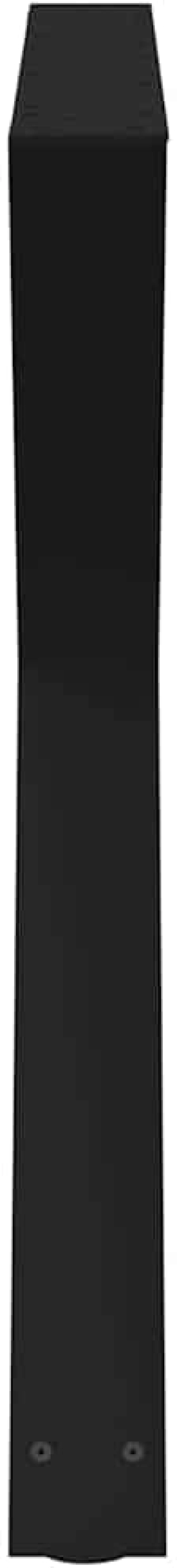 vidaXL Πόδια τραπεζαρίας 2 τεμάχια Μαύρο 90x(72-73,3) cm Χάλυβας