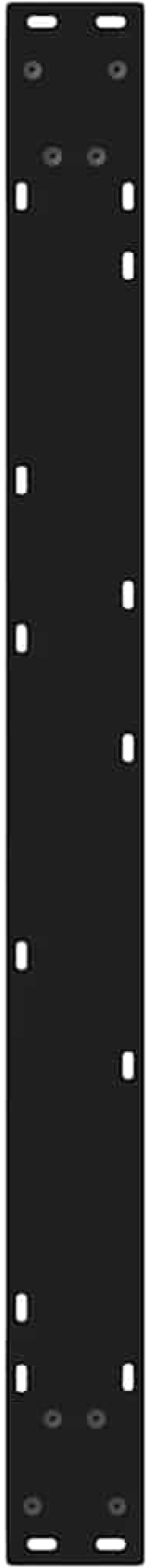 vidaXL Πόδια τραπεζαρίας 2 τεμάχια Μαύρο 90x(72-73,3) cm Χάλυβας