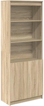 vidaXL Ντουλάπι Sonoma Δρυς 70x35x180 εκ. από Επεξεργασμένο Ξύλο