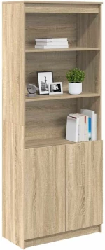 vidaXL Ντουλάπι Sonoma Δρυς 70x35x180 εκ. από Επεξεργασμένο Ξύλο