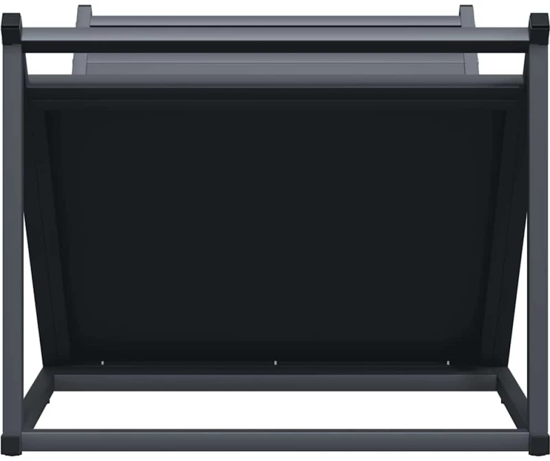 vidaXL Ράφι Καυσόξυλων Ανθρακί 70x43x34,5 εκ. Χάλυβας ψυχρής έλασης