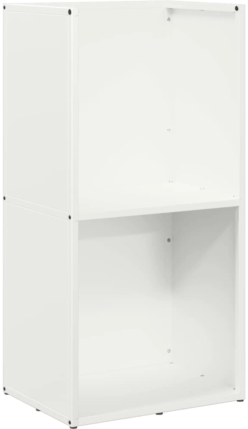 vidaXL Ράφι Καυσόξυλων Λευκό 40x30x80 εκ. Χάλυβας ψυχρής έλασης