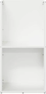 vidaXL Ράφι Καυσόξυλων Λευκό 40x30x80 εκ. Χάλυβας ψυχρής έλασης
