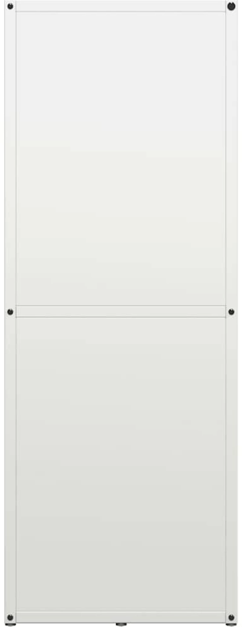 vidaXL Ράφι Καυσόξυλων Λευκό 40x30x80 εκ. Χάλυβας ψυχρής έλασης
