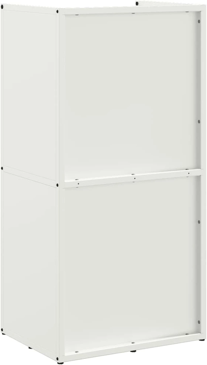 vidaXL Ράφι Καυσόξυλων Λευκό 40x30x80 εκ. Χάλυβας ψυχρής έλασης