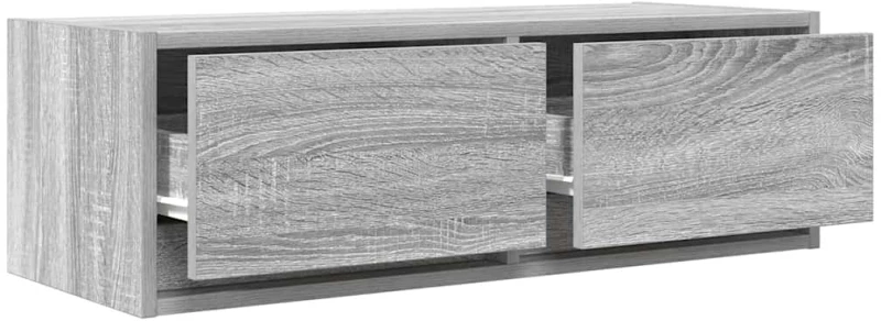 vidaXL Έπιπλο Τηλεόρασης Γκρι Sonoma 80x31x25,5 εκ. Επεξεργασμένο Ξύλο