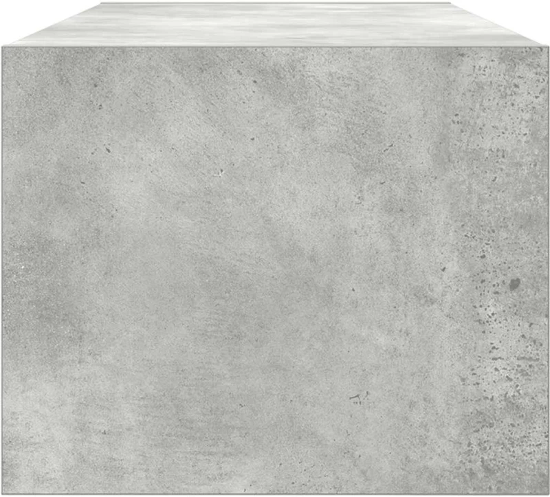 vidaXL Έπιπλο Τηλεόρασης Γκρι Σκυροδέματος 80x31x25,5εκ. Επεξεργ. Ξύλο