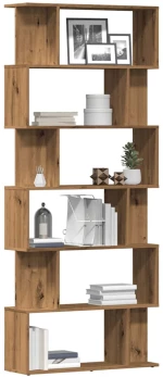 vidaXL Ντουλάπι βιβλίων Artisan Oak 80x24x192 cm Κατασκευασμένο ξύλο