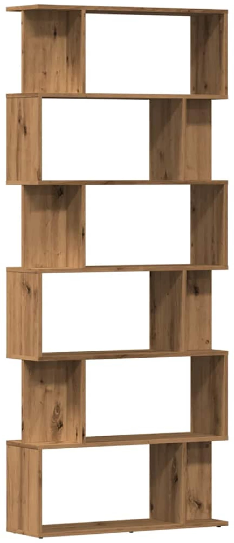 vidaXL Ντουλάπι βιβλίων Artisan Oak 80x24x192 cm Κατασκευασμένο ξύλο