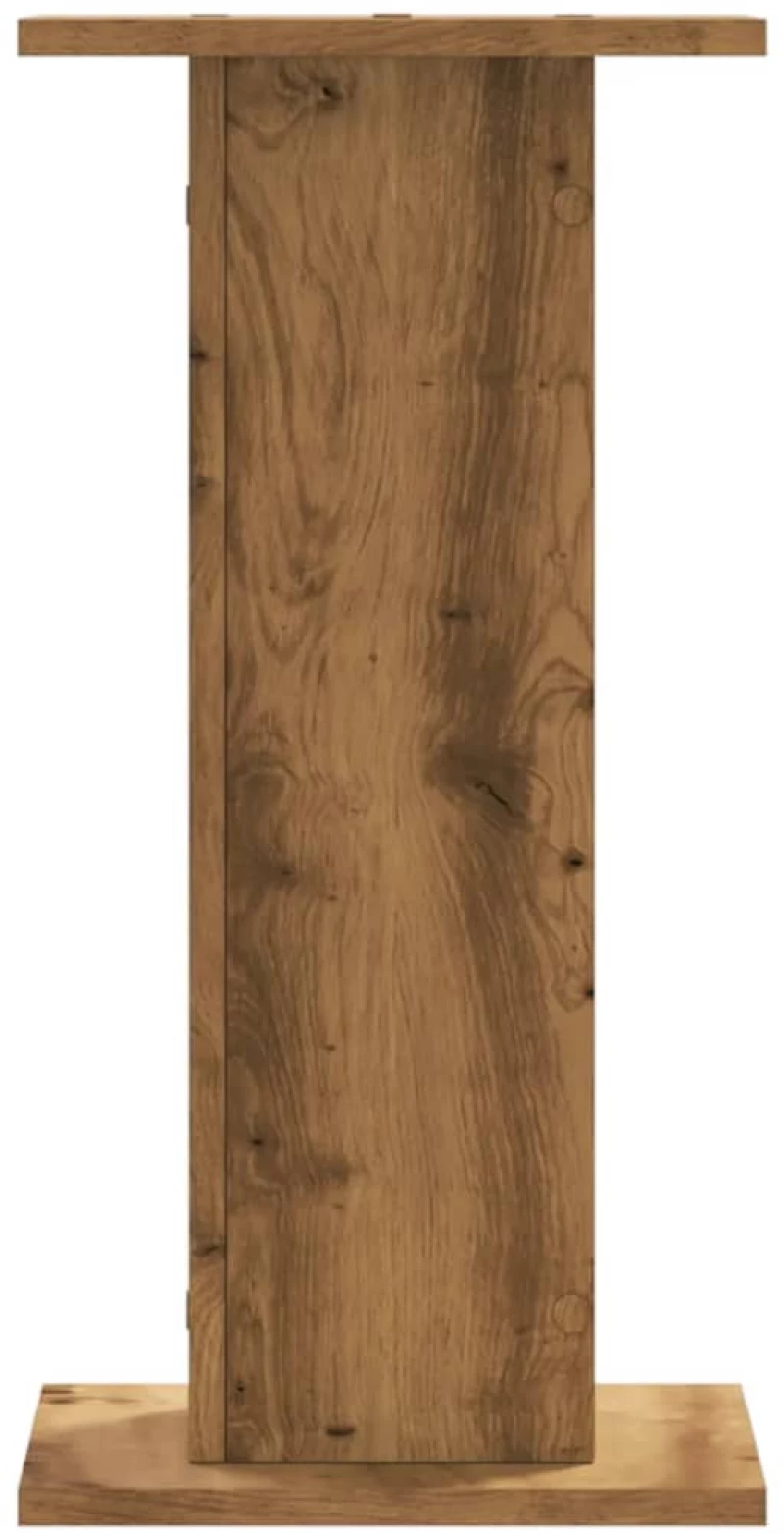 vidaXL Βάσεις Φυτών 2 τεμ. Αρτισιανή Δρυς 30x30x60 εκ. Επεξ. Ξύλο