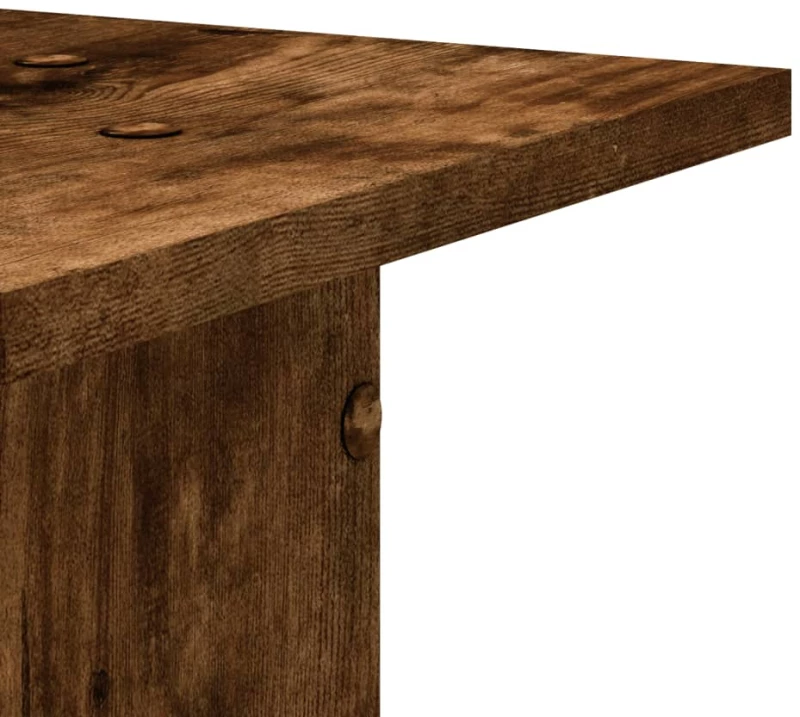 vidaXL Βάσεις Ηχείων 2Τεμ. Καπνιστή Δρυς 30x30x40εκ Επεξεργασμένο Ξύλο