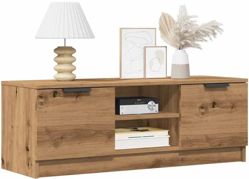 vidaXL Ντουλάπι τηλεόρασης Artisan Oak 102x35x36,5 cm