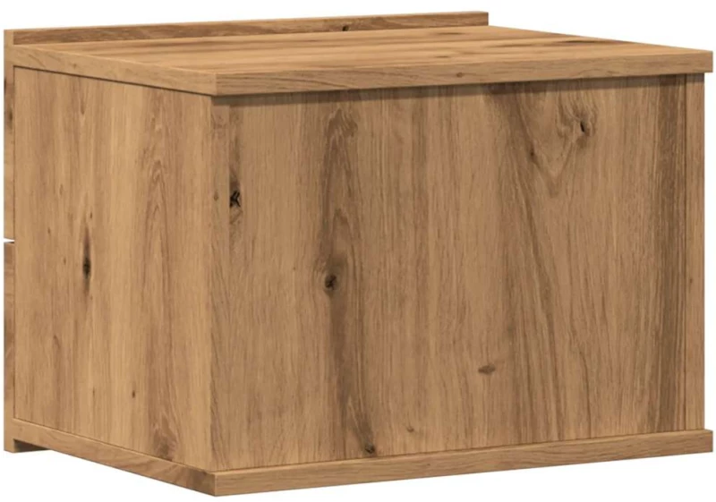 vidaXL Επιτοίχια κομοδίνα 2 τεμάχια Artisan Oak 40x32x30 cm