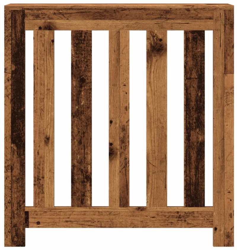 vidaXL Κάλυμμα Καλοριφέρ Όψη Παλαιού Ξύλου 78x20x82 εκ. Επεξ. Ξύλο